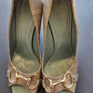 Gucci Peeptoe High Heels