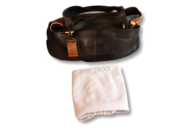 Jimmy Choo Large Leather Shoulder Bag - Image 15