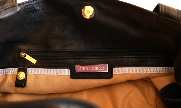 Jimmy Choo Large Leather Shoulder Bag - Image 16