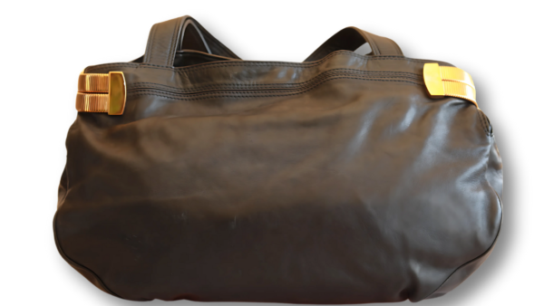 Jimmy Choo Large Leather Shoulder Bag - Image 4