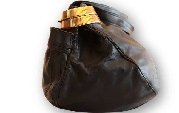 Jimmy Choo Large Leather Shoulder Bag - Image 8