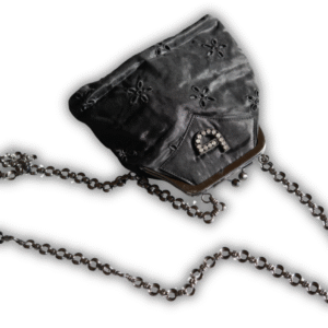 Byblos Black Satin Shoulder Bag