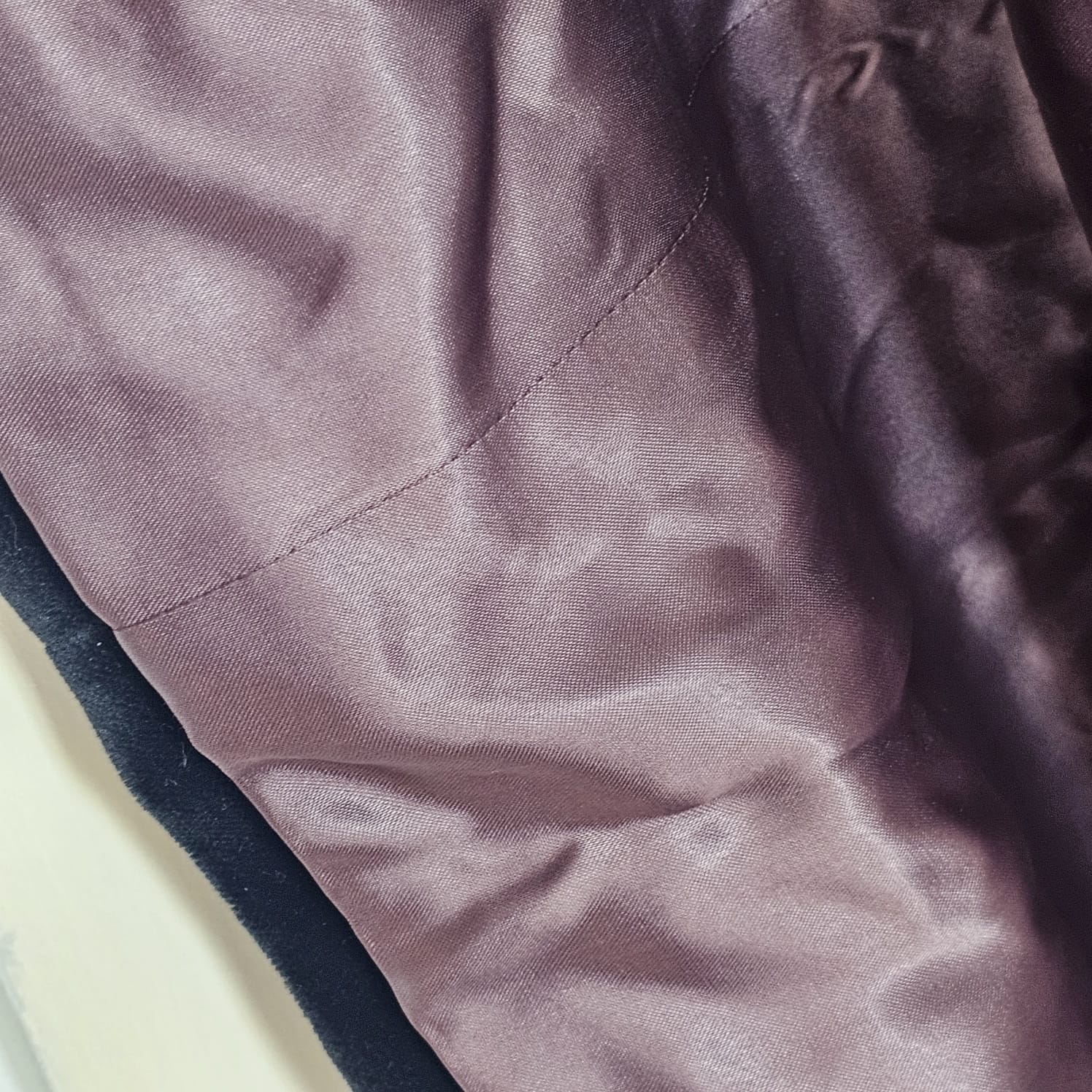 BIBA Vintage full length Double breasted Velvet Coat - Image 15