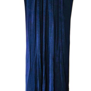 ALICE SAN DIEGO Blue Silk Long Sleeveless Dress