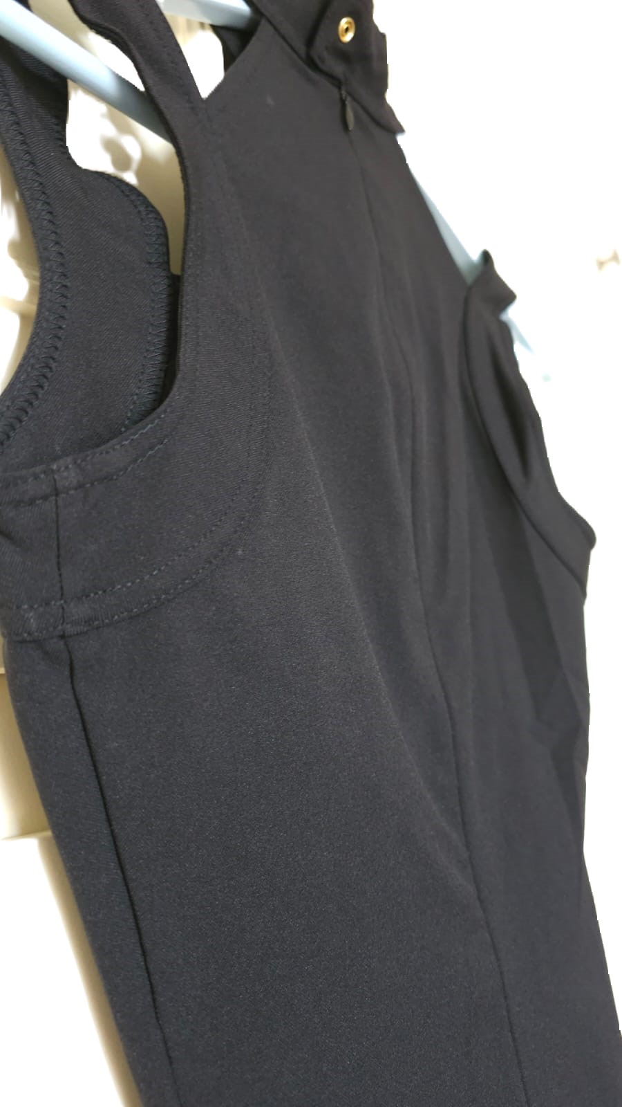 CLAUDE MONTANA Stunning slinky sexy bodysuit, in black - Image 2