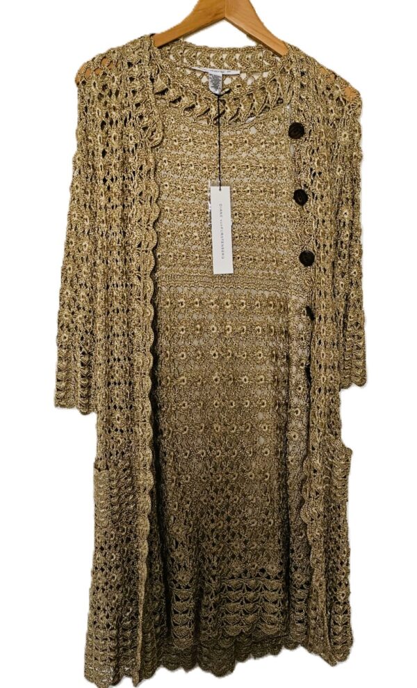 DVF Set Dress and overcoat - Image 3