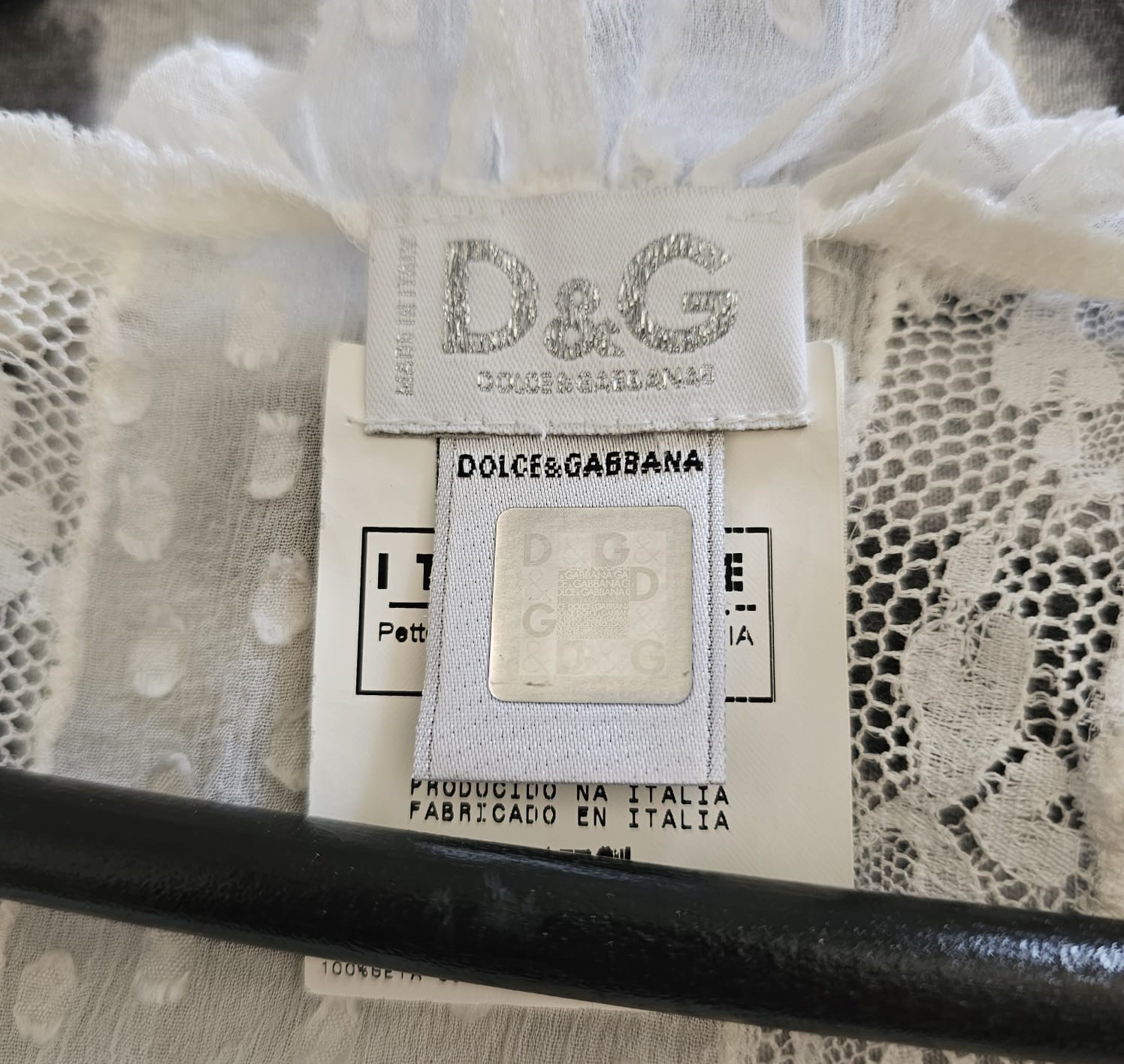 D&G Sheer Silk Romantic Dress - Image 8