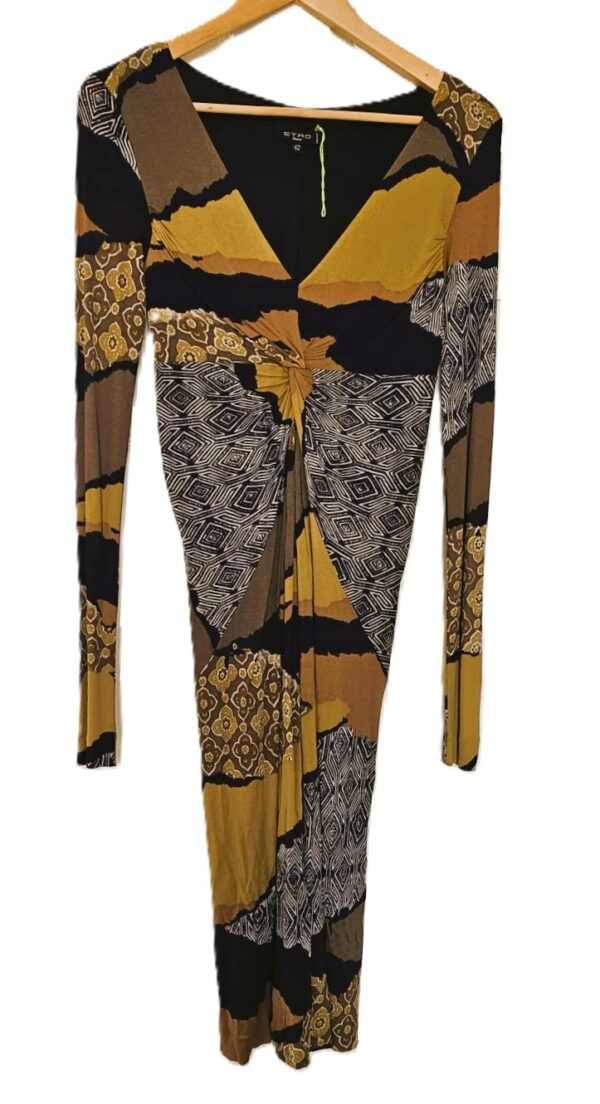 ETRO Geometric multicolor Dress  Silk