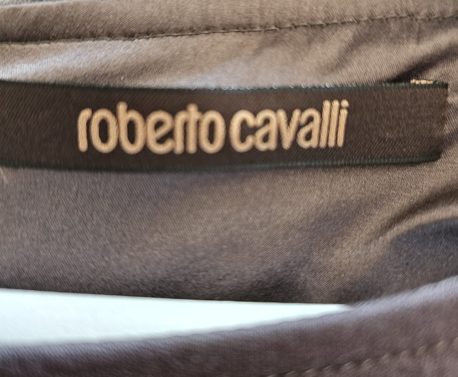 ROBERTO CAVALLI Anthracite Knit Wool Sweater Mini Dress - Image 10