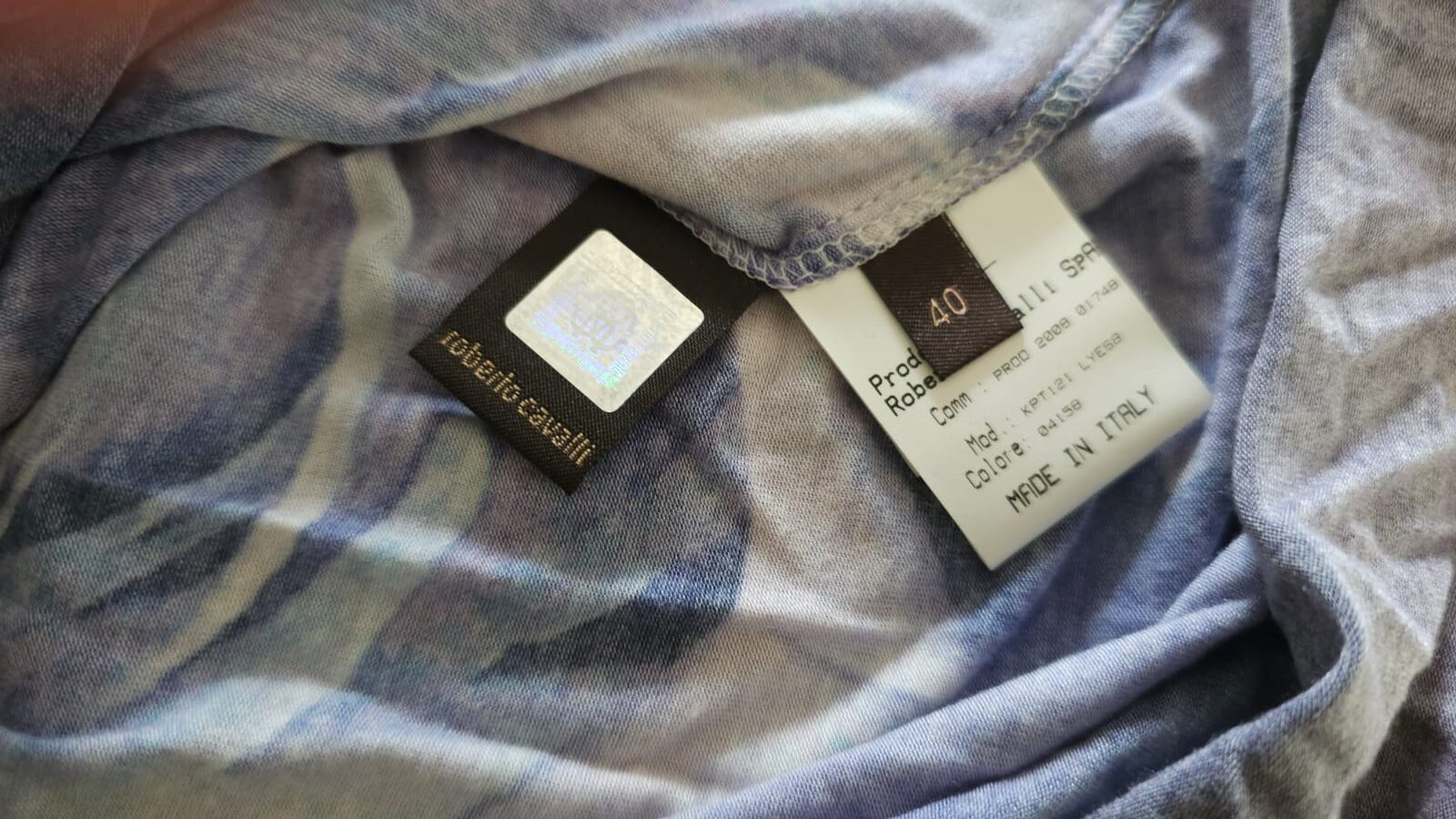 ROBERTO CAVALLI Printed V-Neck Sheath Dress - Image 6