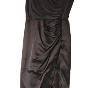 ETRO Elegant Black V-Neck Sheath Sleeveless Dress