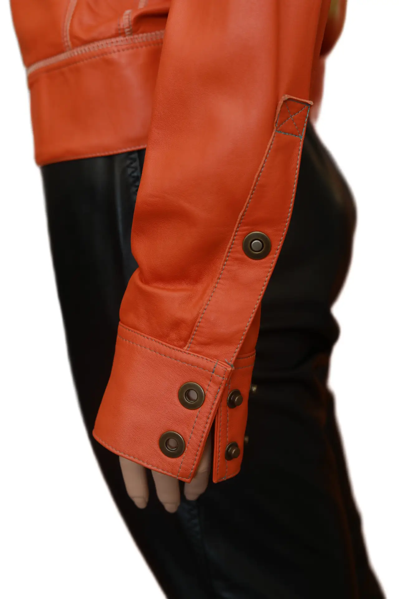 .LAK by Lakis Gavalas Leather Jacket - Image 6