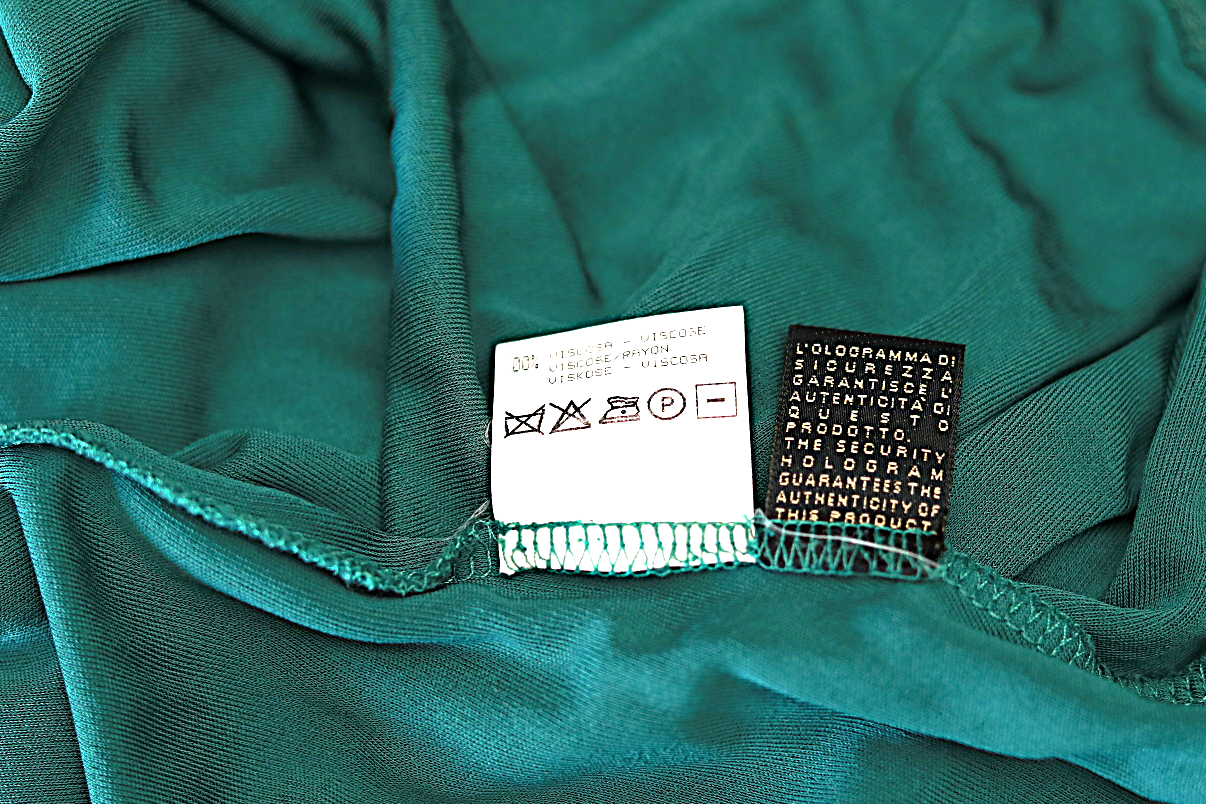 ROBERTO CAVALLI Long Sleeve Dress with Gold link embellishment - Image 8