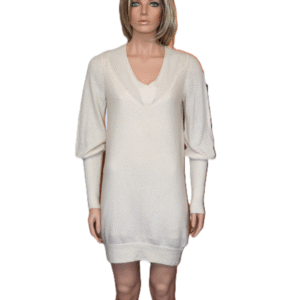 TIBI NY Ivory Long Sleeve Knit Sweater/Dress Size XS