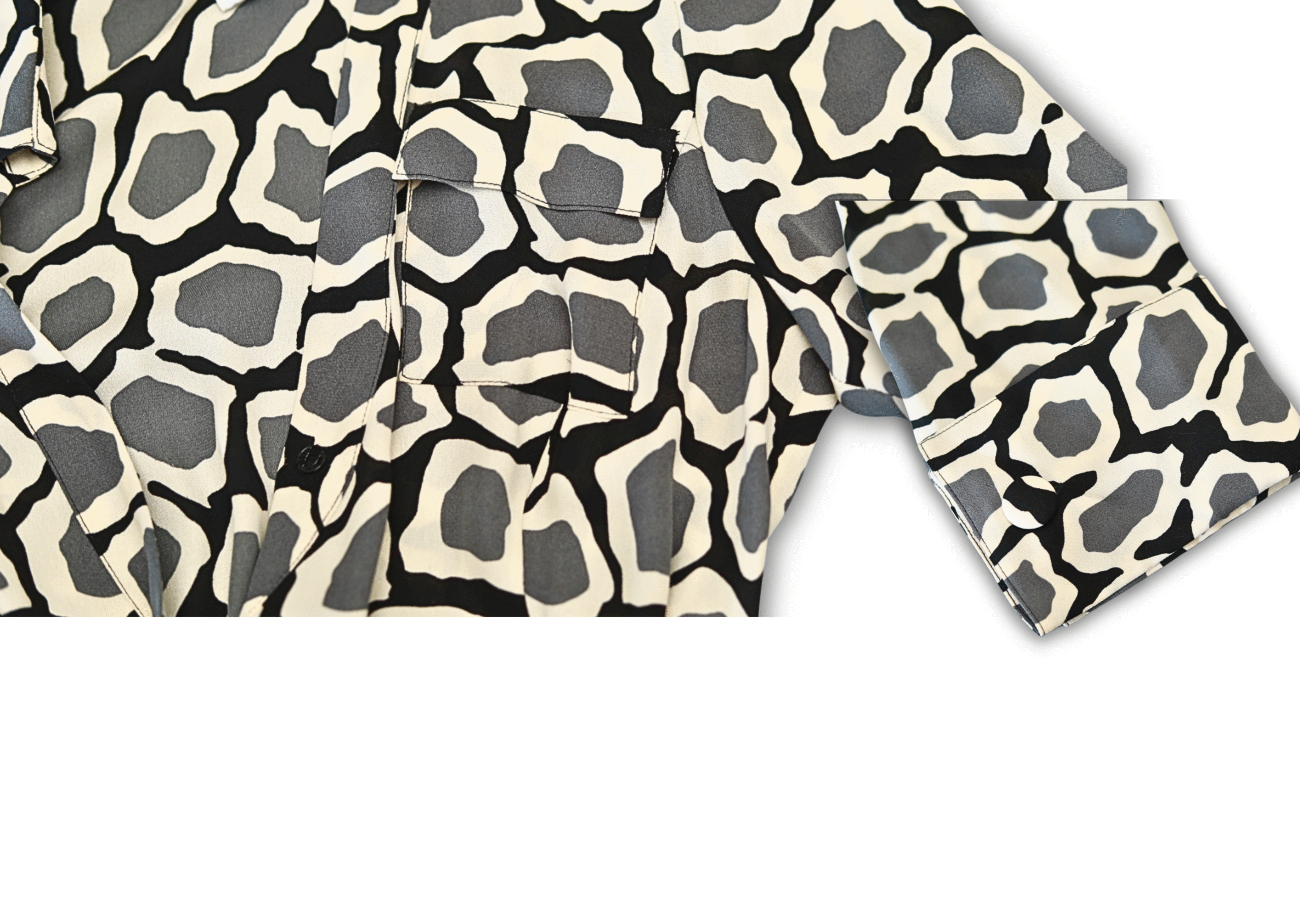 DVF Long Sleeve Silk Wrap Dress - Image 6