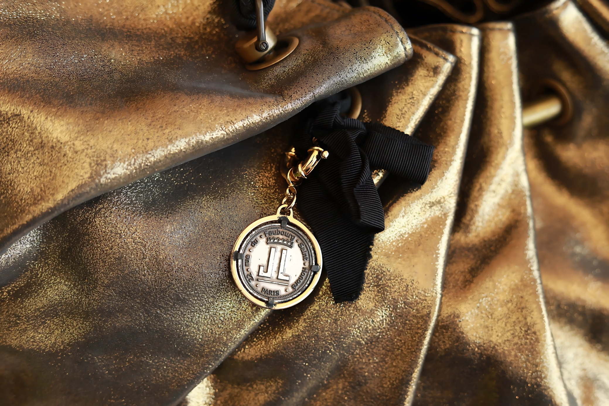 LANVIN Metallic large handbag - Image 9