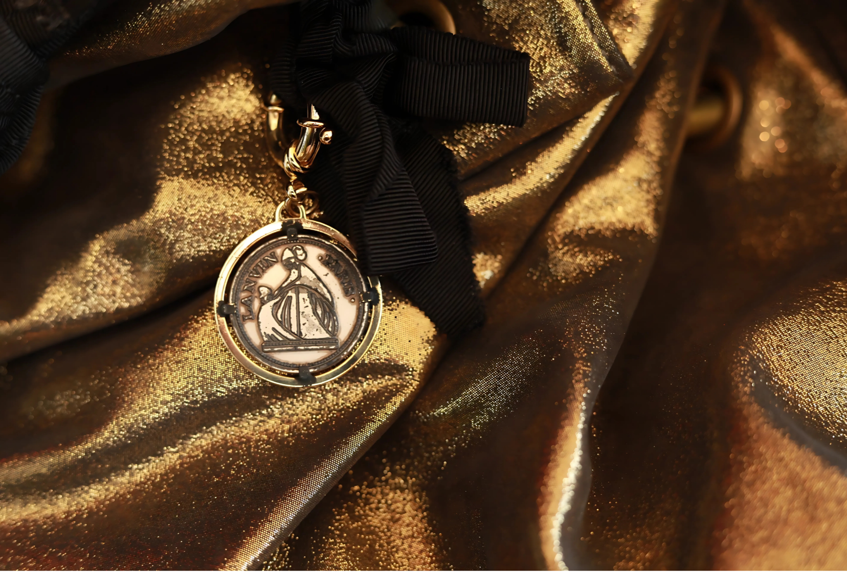 LANVIN Metallic large handbag - Image 10