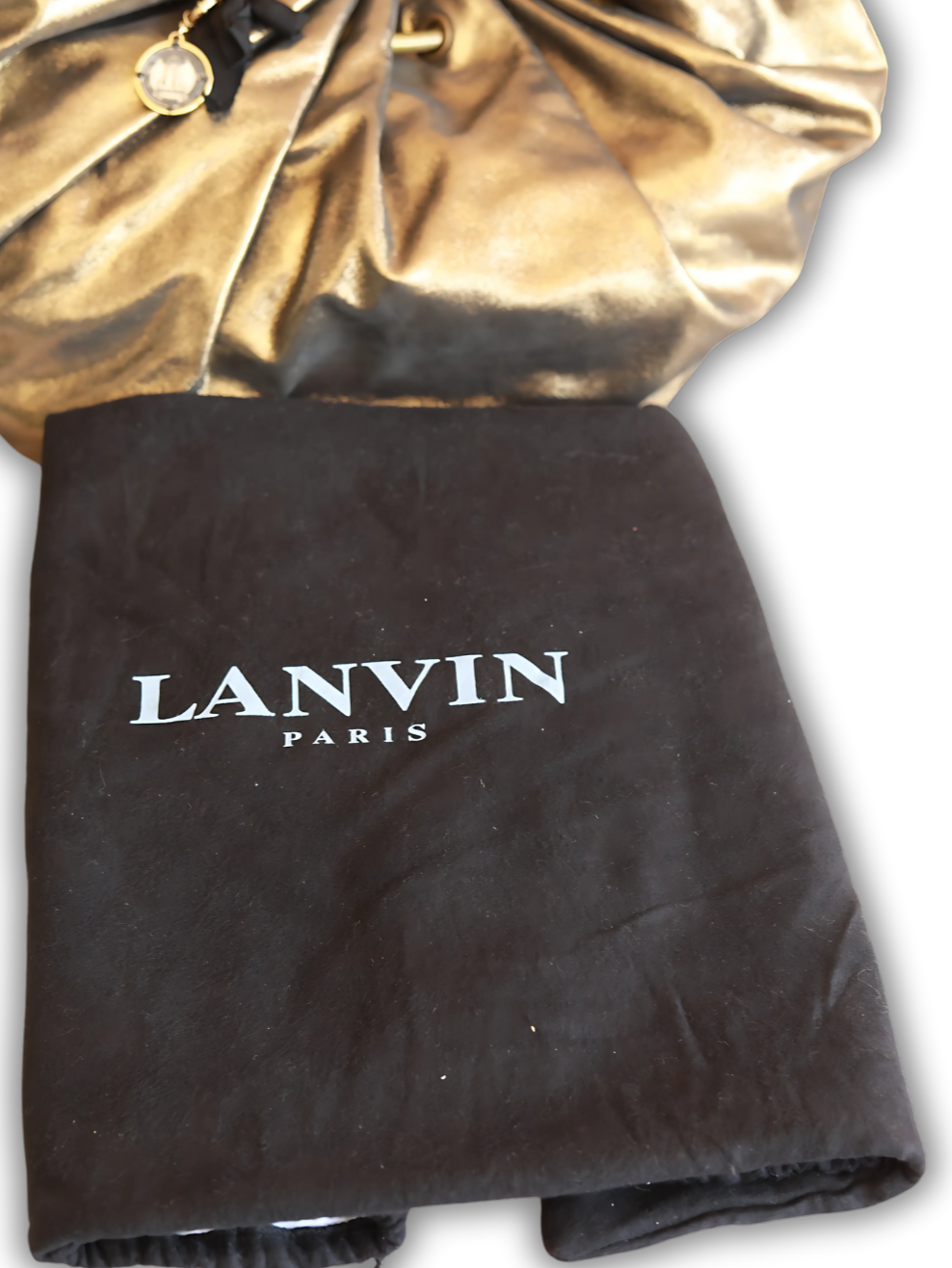 LANVIN Metallic large handbag - Image 16