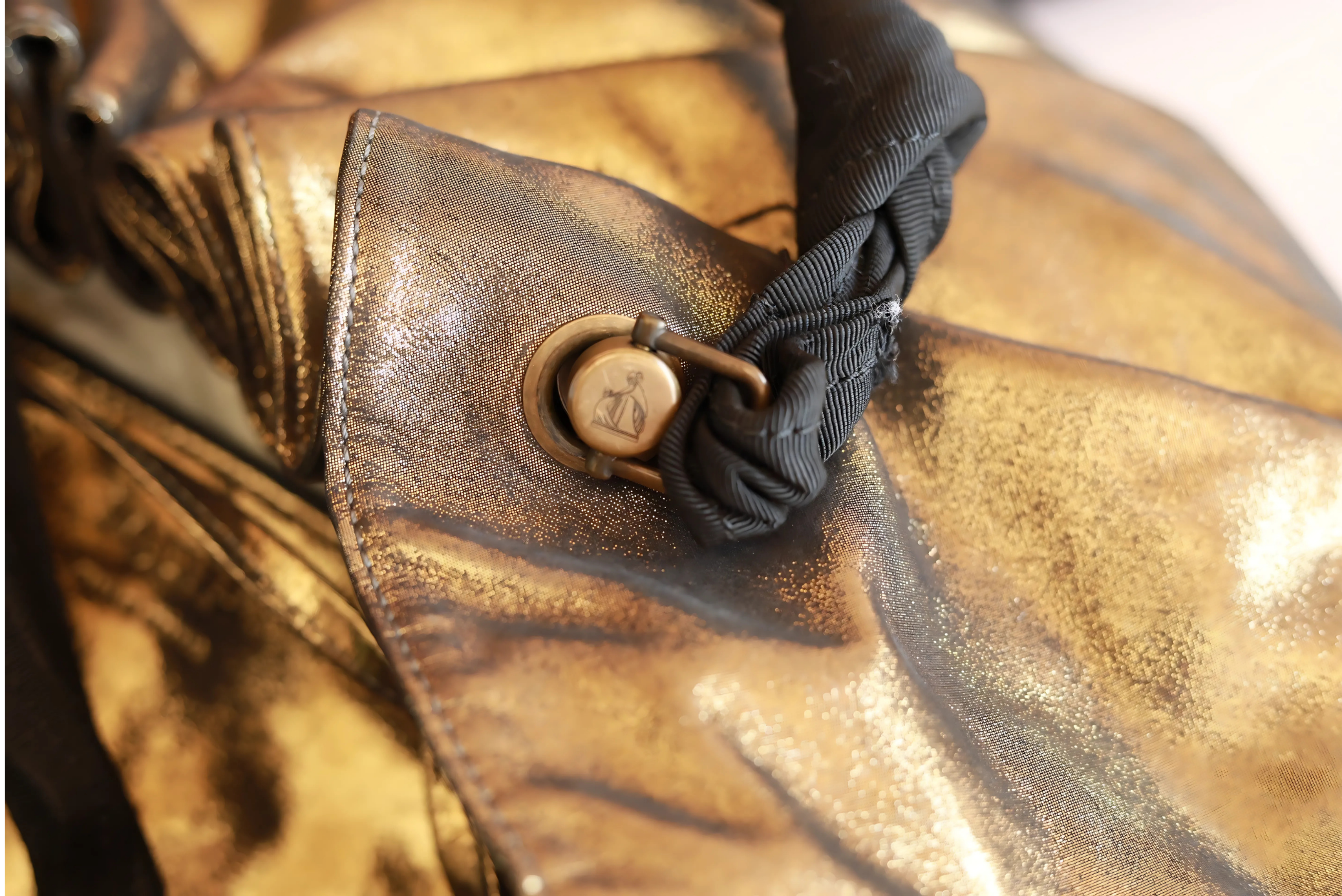 LANVIN Metallic large handbag - Image 13