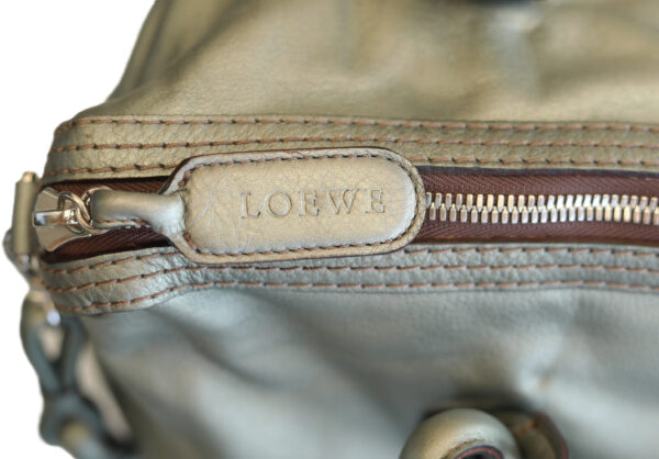Loweve Metallic Logo embossed Handbag - Image 13