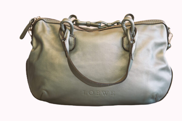 Loweve Metallic Logo embossed Handbag - Image 4