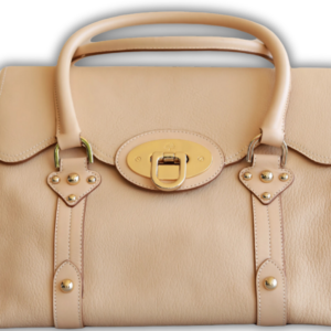 Mulberry Cream Leather Tote Bag