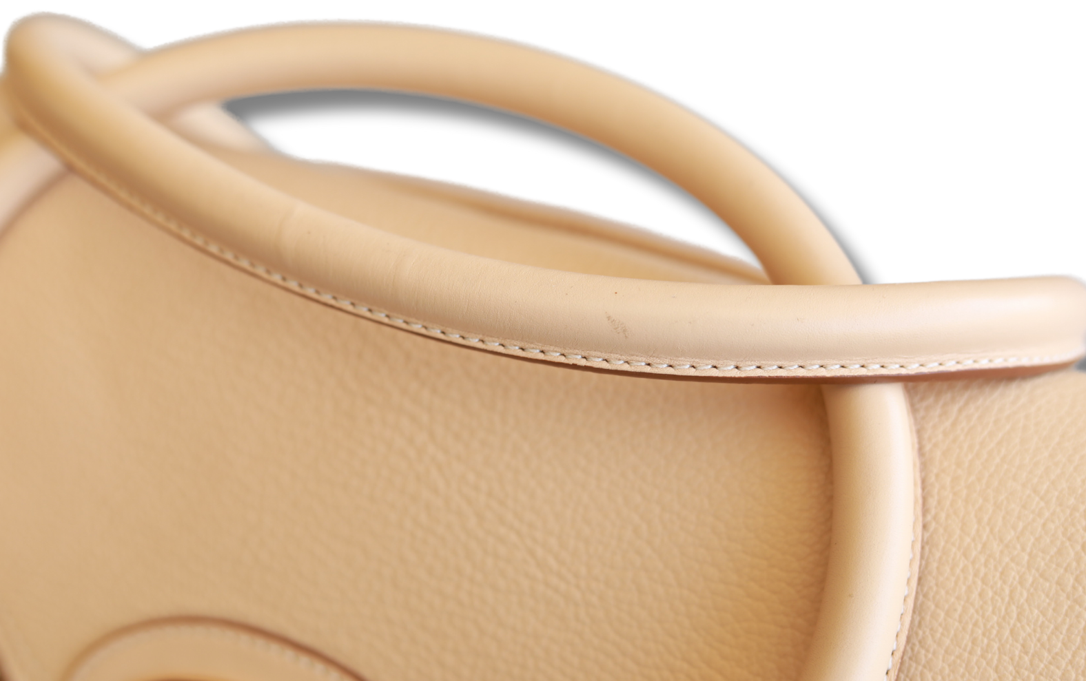 Mulberry Cream Leather Tote Bag - Image 12