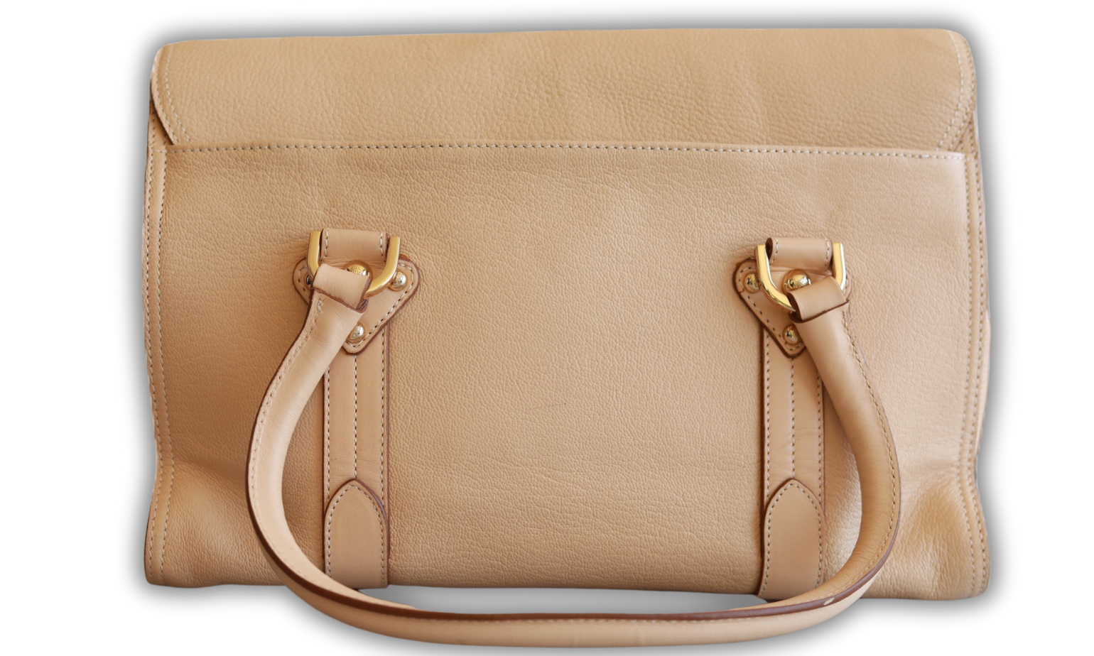 Mulberry Cream Leather Tote Bag - Image 2