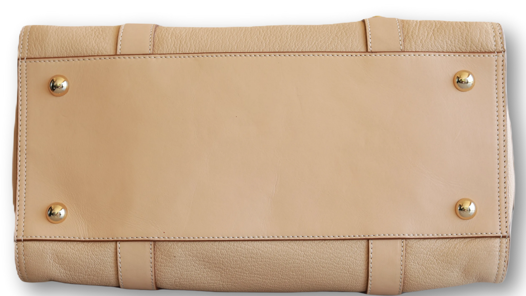 Mulberry Cream Leather Tote Bag - Image 5