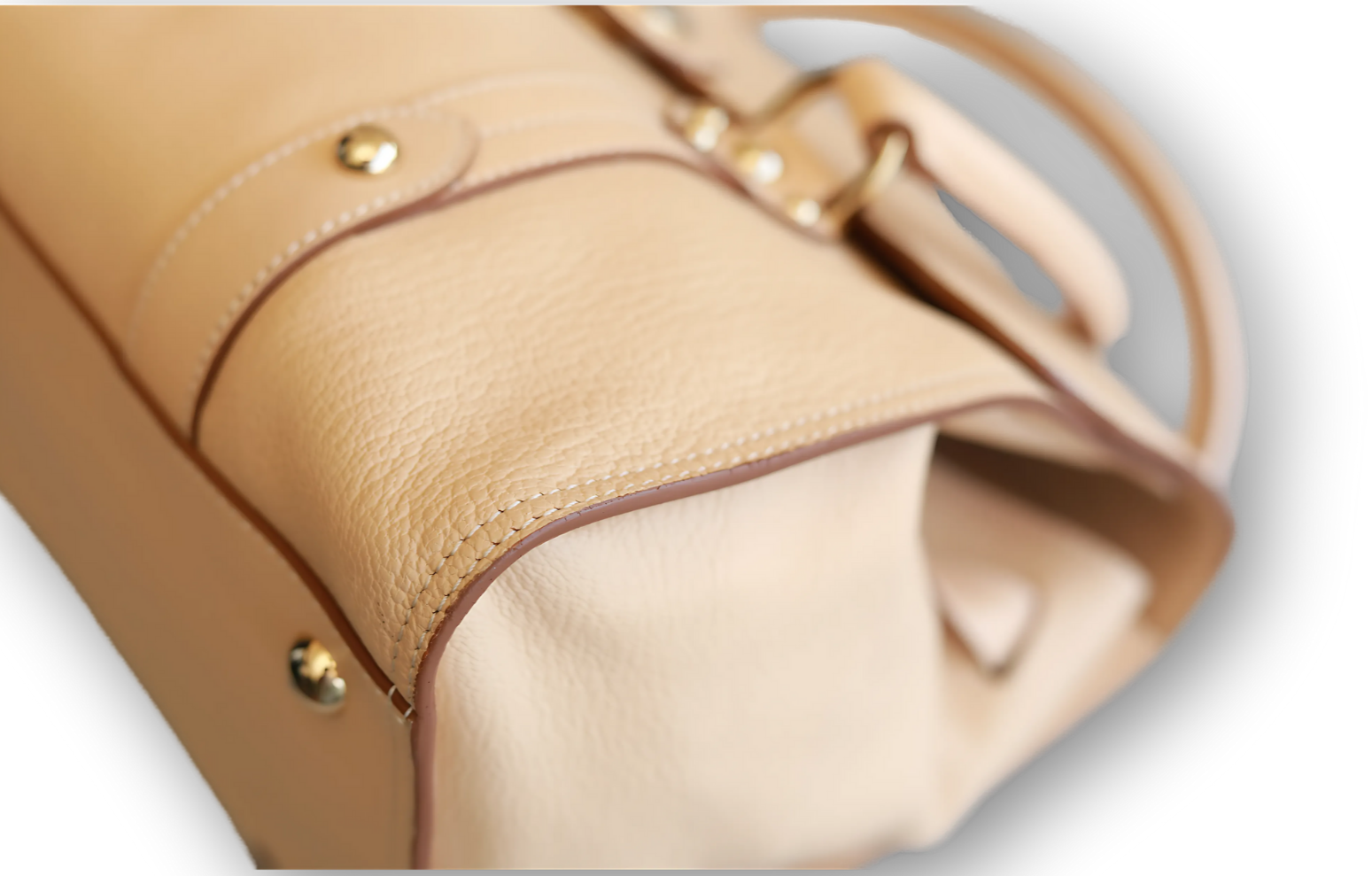 Mulberry Cream Leather Tote Bag - Image 8