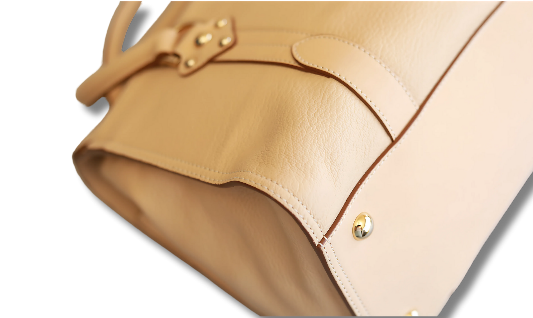 Mulberry Cream Leather Tote Bag - Image 9