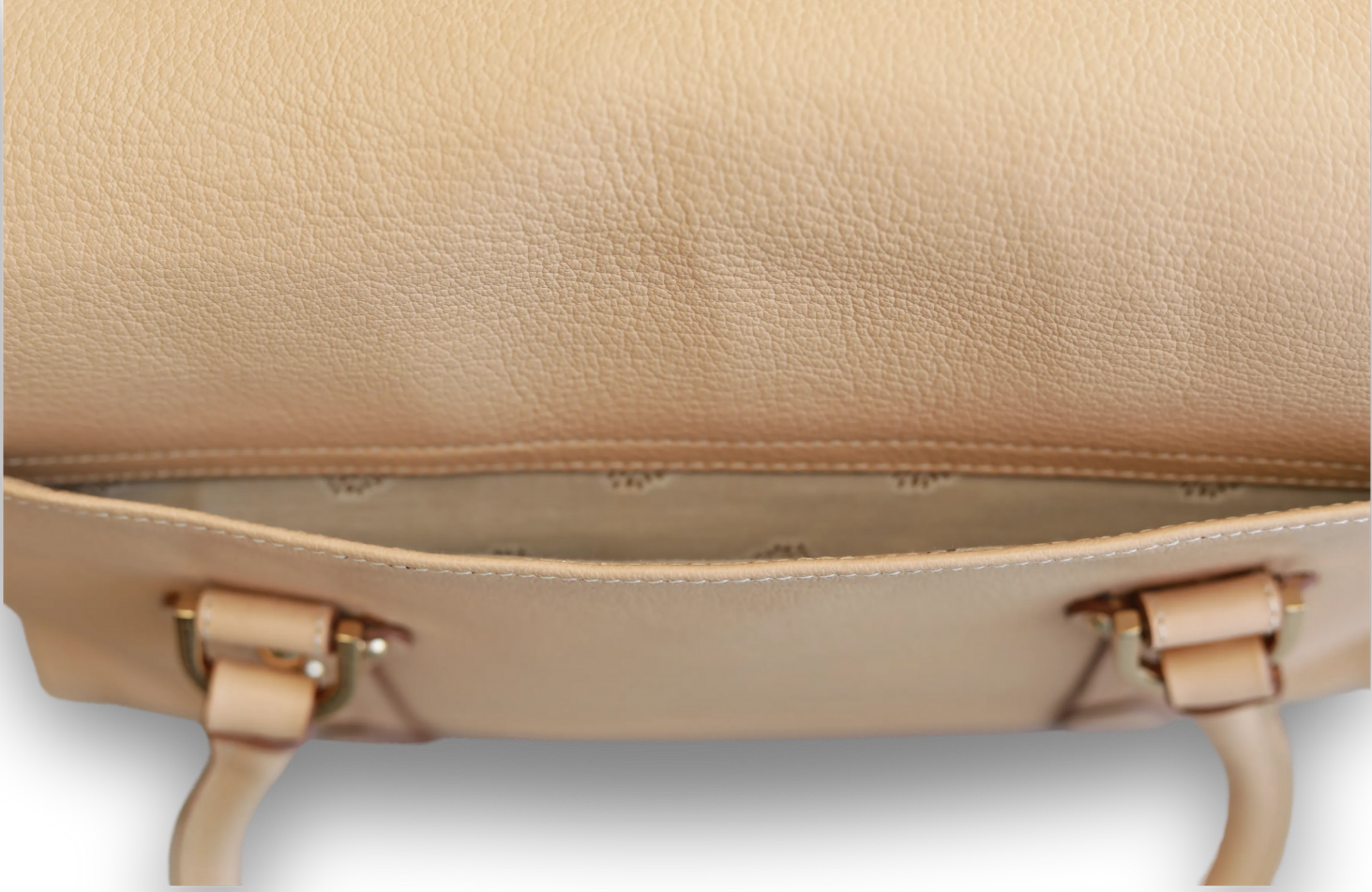 Mulberry Cream Leather Tote Bag - Image 10