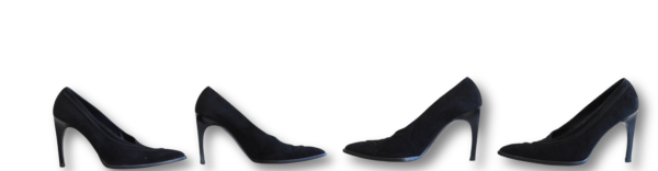 THIERRY MUGLER Black Suede High Heels - Image 6