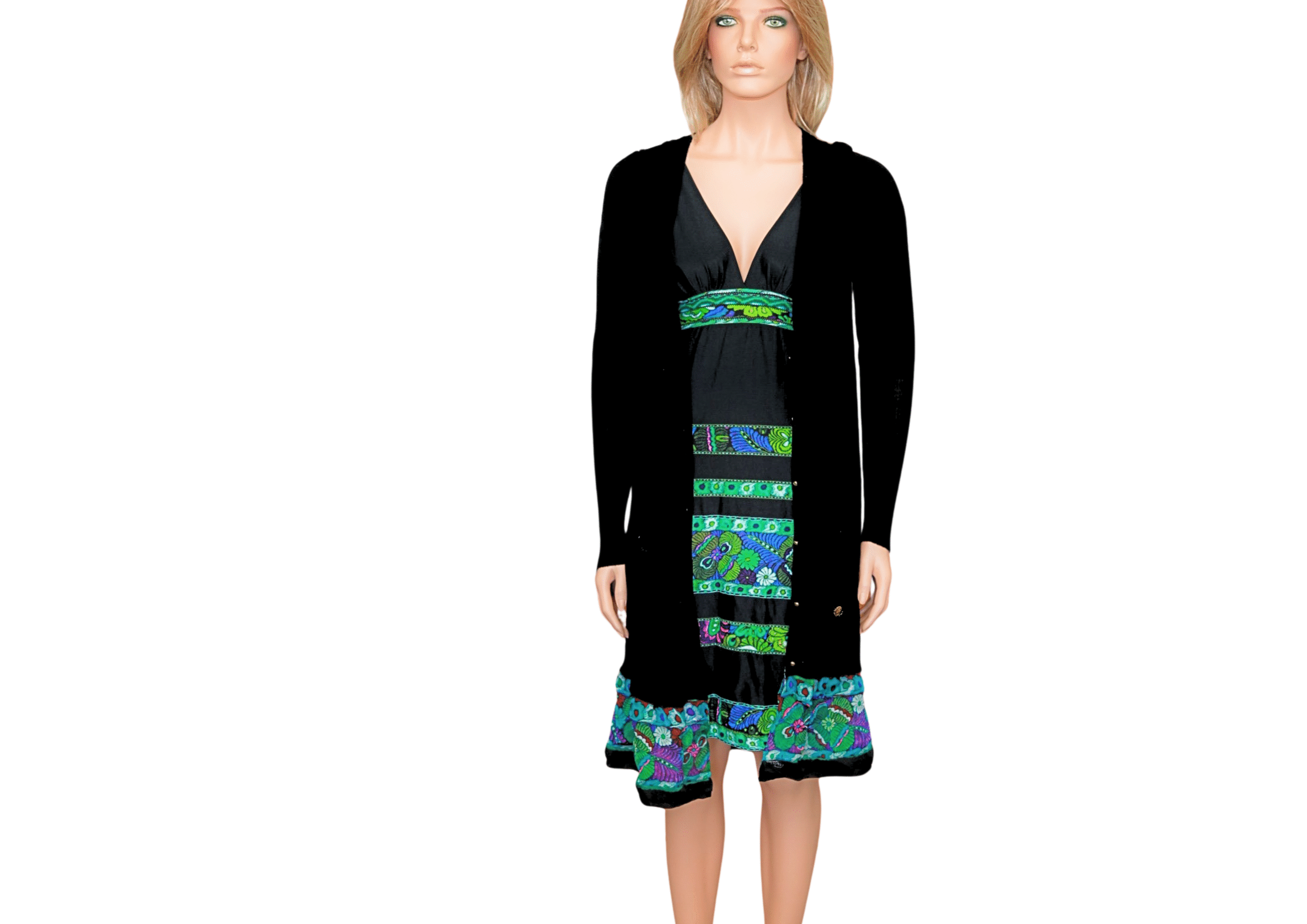 ROBERTO CAVALLI Dress With Virgin Wool Jacket