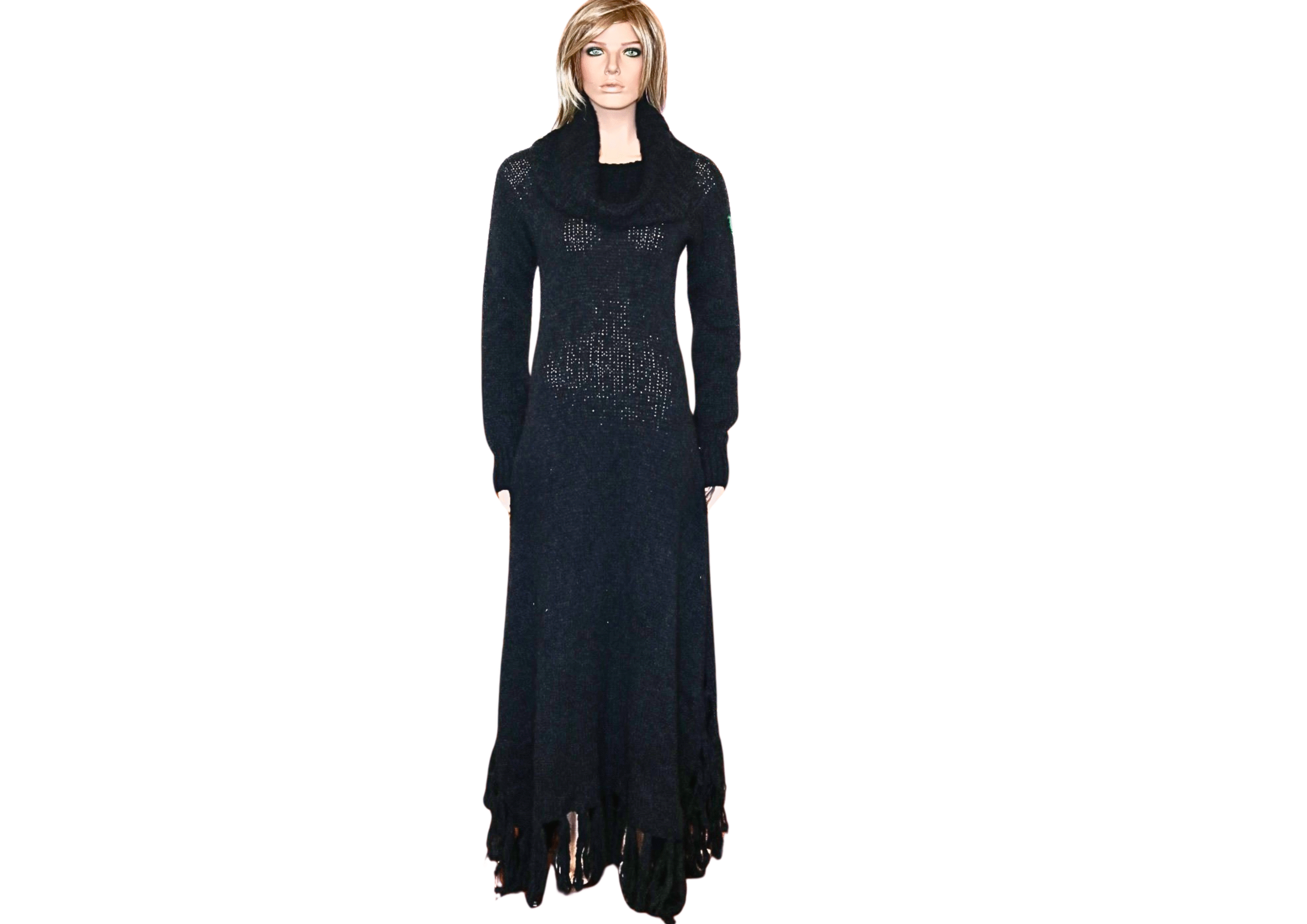 Long Knitwear Dress - Image 2