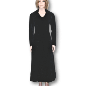 BIBA Vintage full length Double breasted Velvet Coat