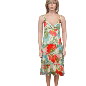 CYNTHIA STEFFE Cocktail Silk Sleeveless Dress