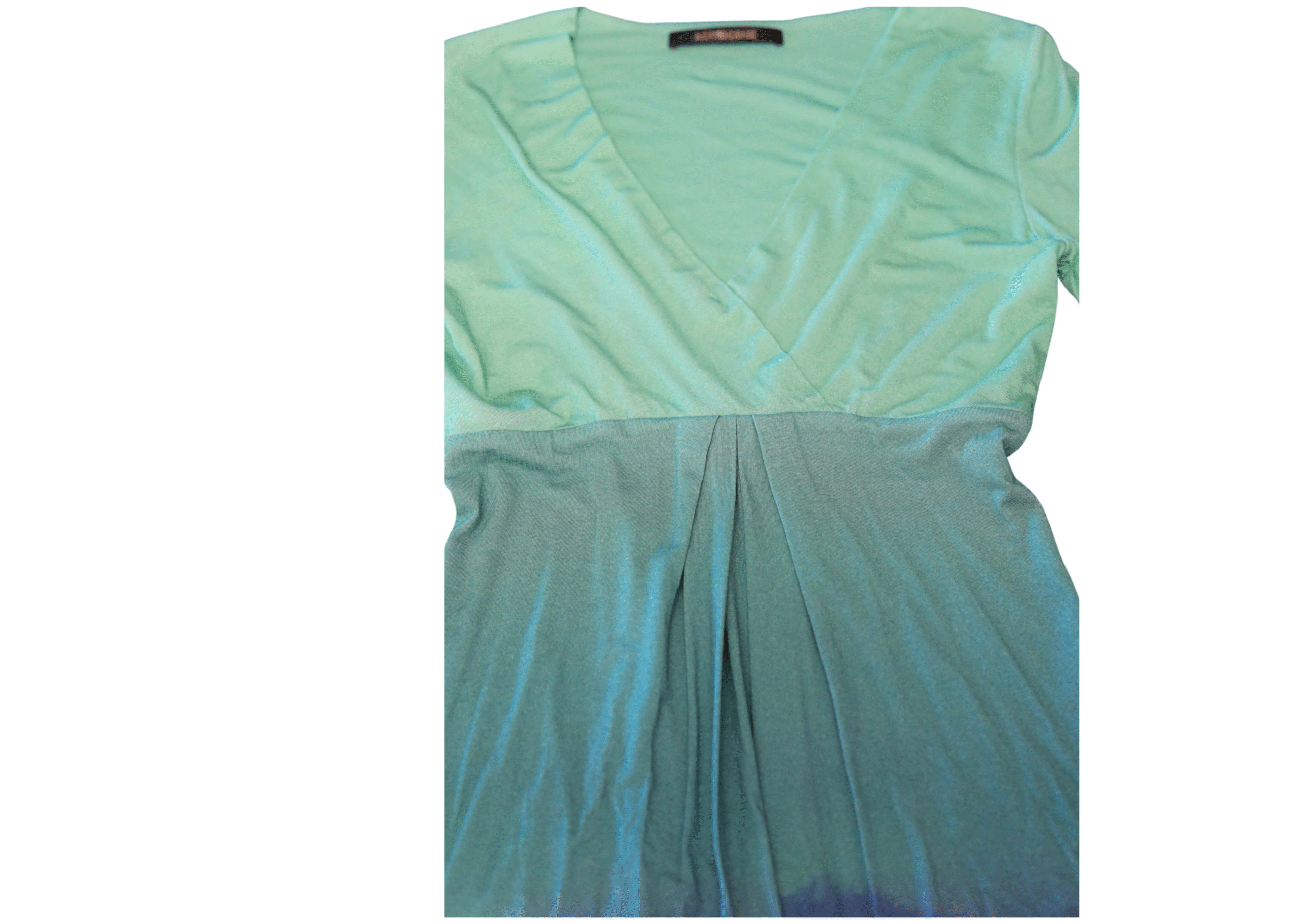 ROBERTO CAVALLI Printed V-Neck Sheath Dress - Image 7