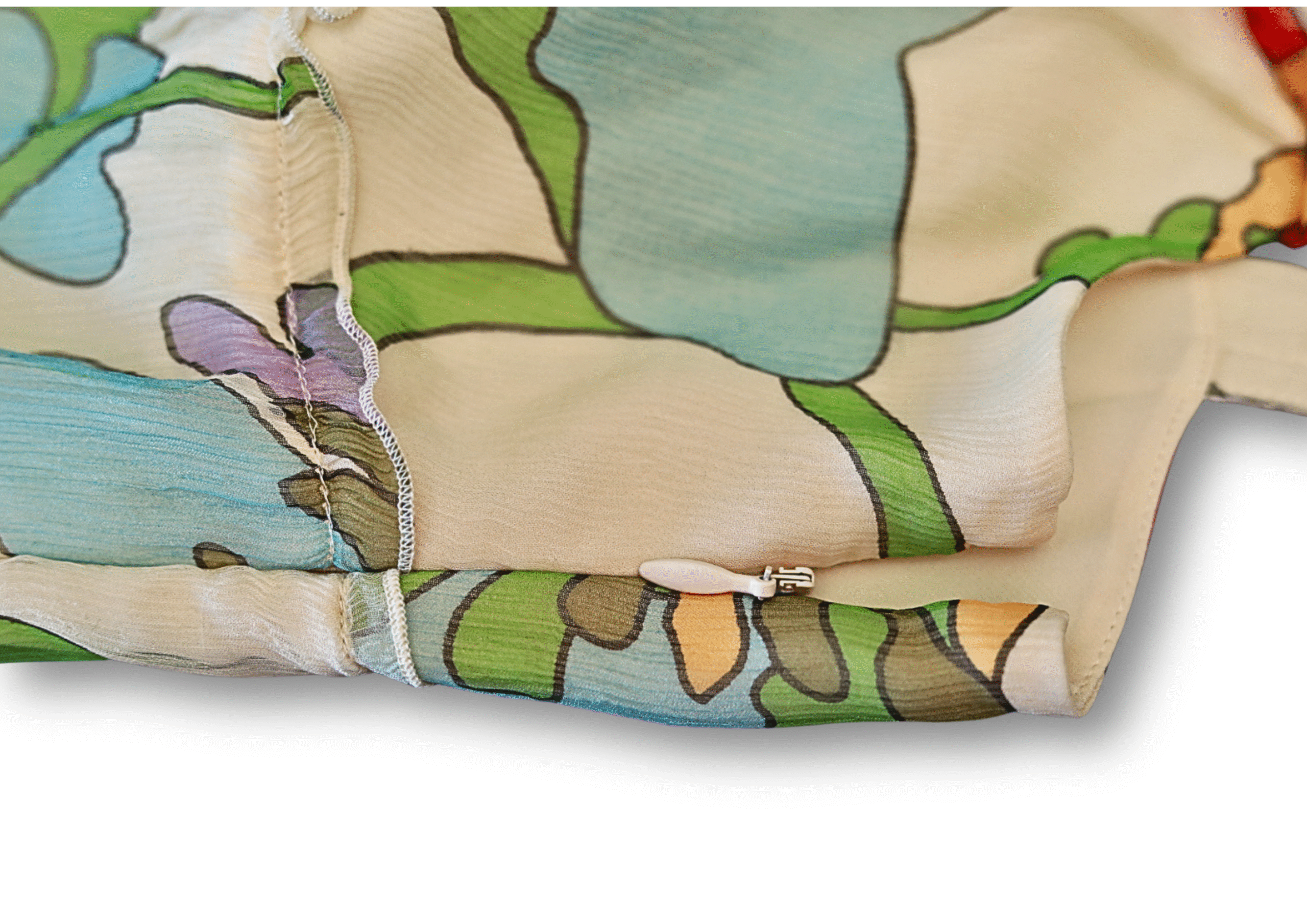 CYNTHIA STEFFE Cocktail Silk Sleeveless Dress - Image 9