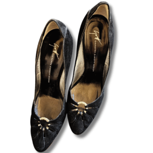 Giuseppe Zanotti black suede high heels