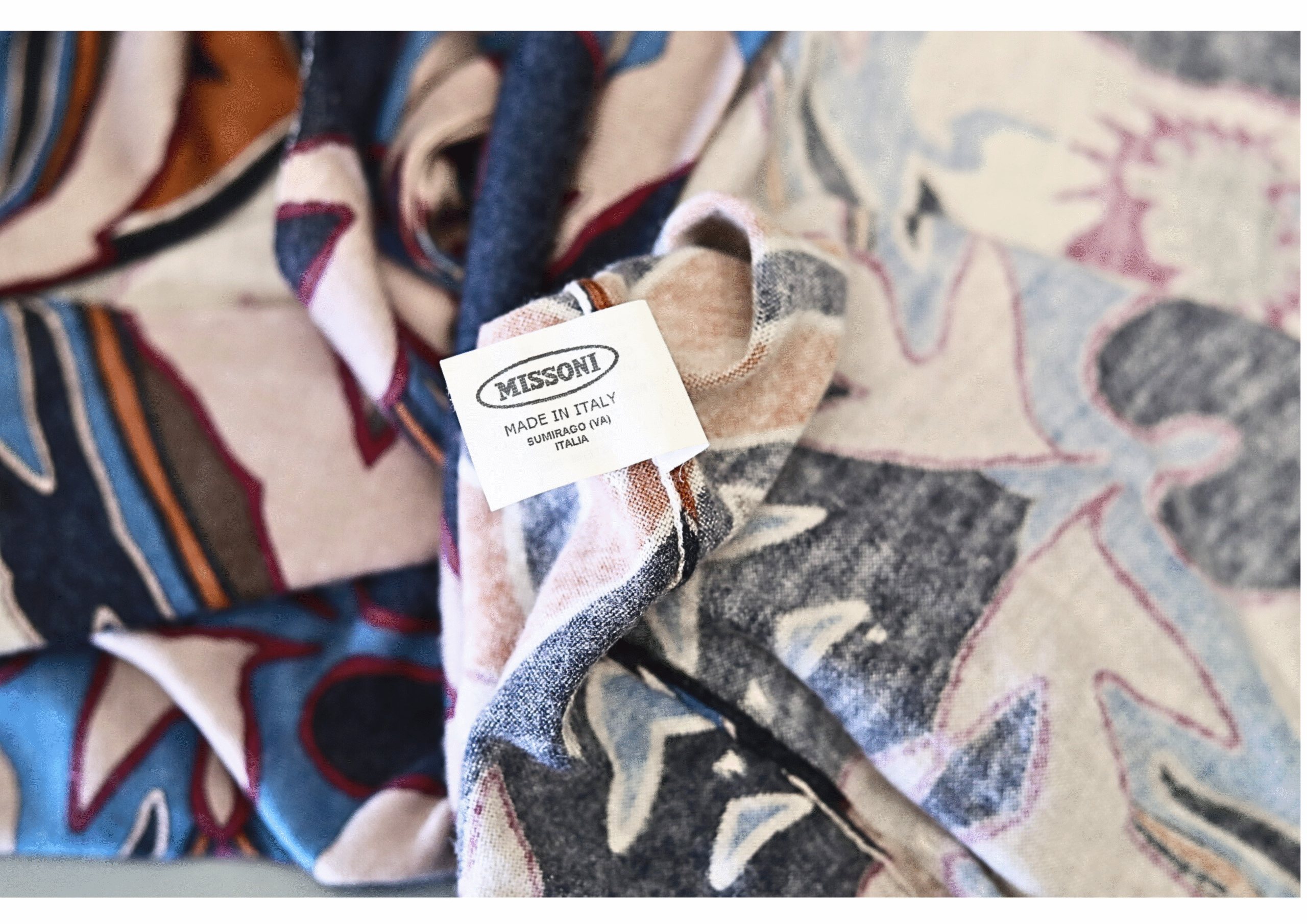 MISSONI Abstract print Sleeveless Midi Cashmere Dress - Image 7