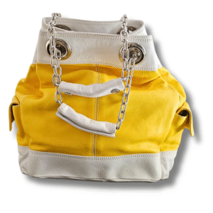 DSquared2 bi-color leather spacious handbag